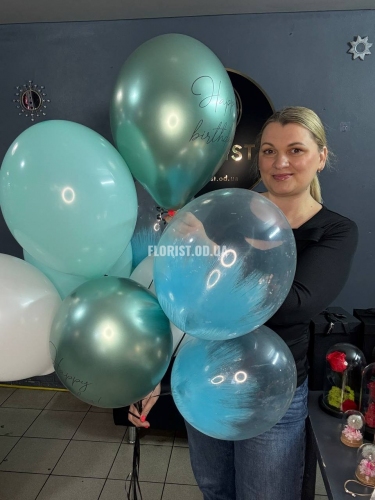 Набор шаров с Днем рождения